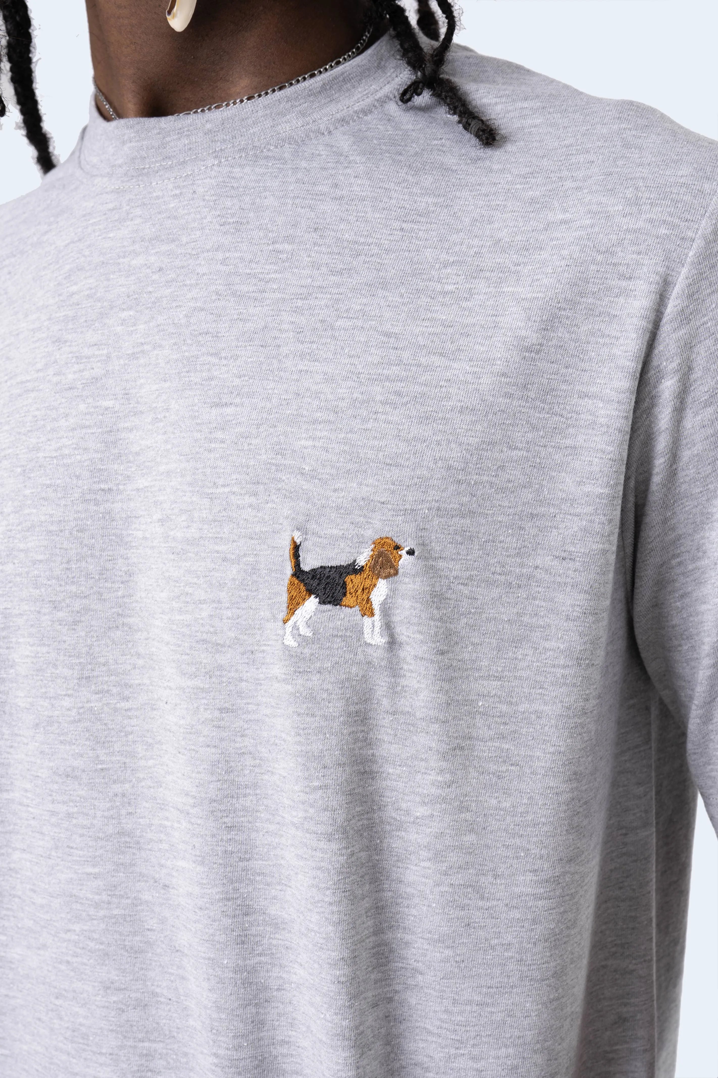 CAMISETA ALTO GRAMAJE MINIPETS BEAGLE - PIXELCAMISETAS