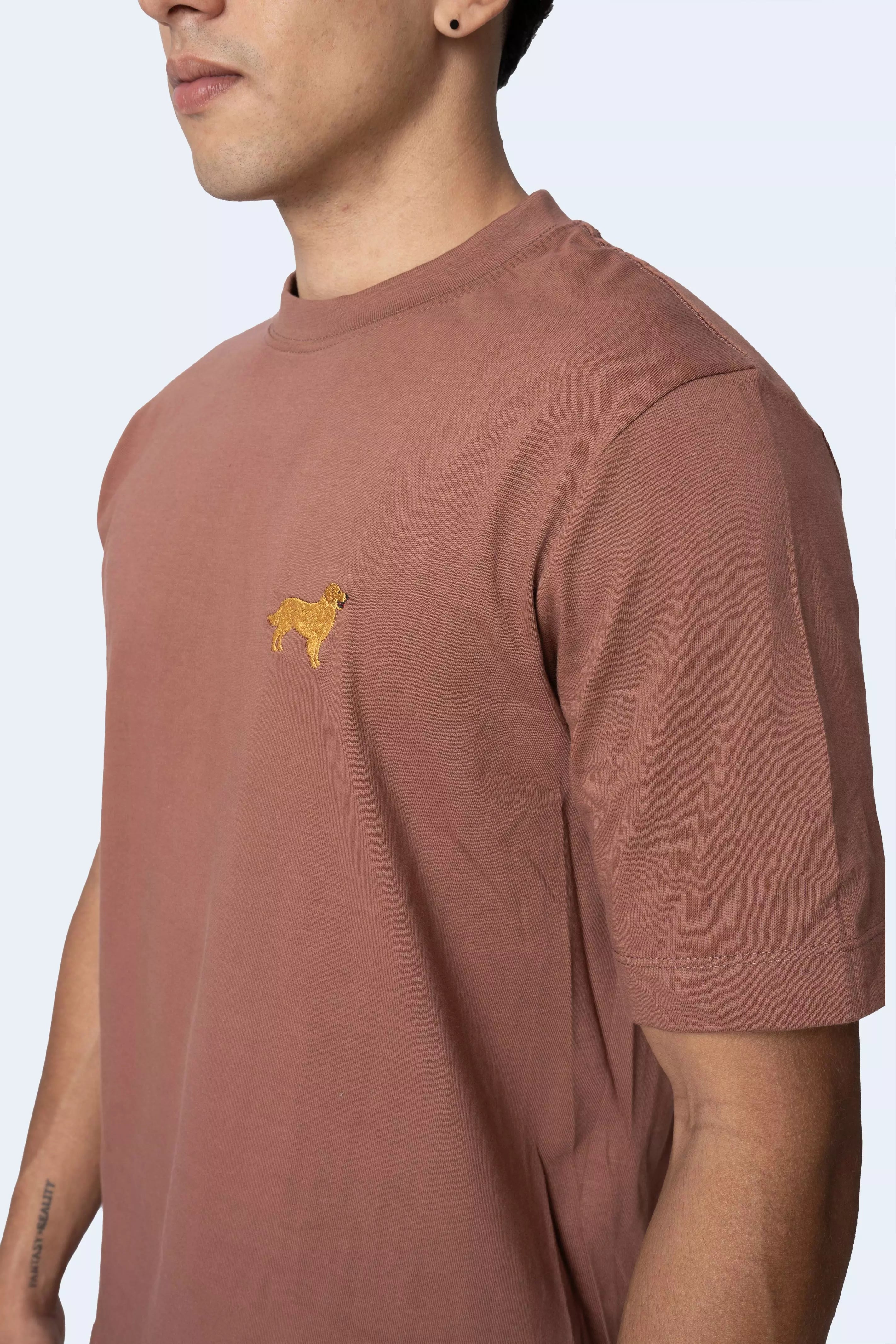 CAMISETA ALTO GRAMAJE MINIPETS GOLDEN RETRIEVER - PIXELCAMISETAS