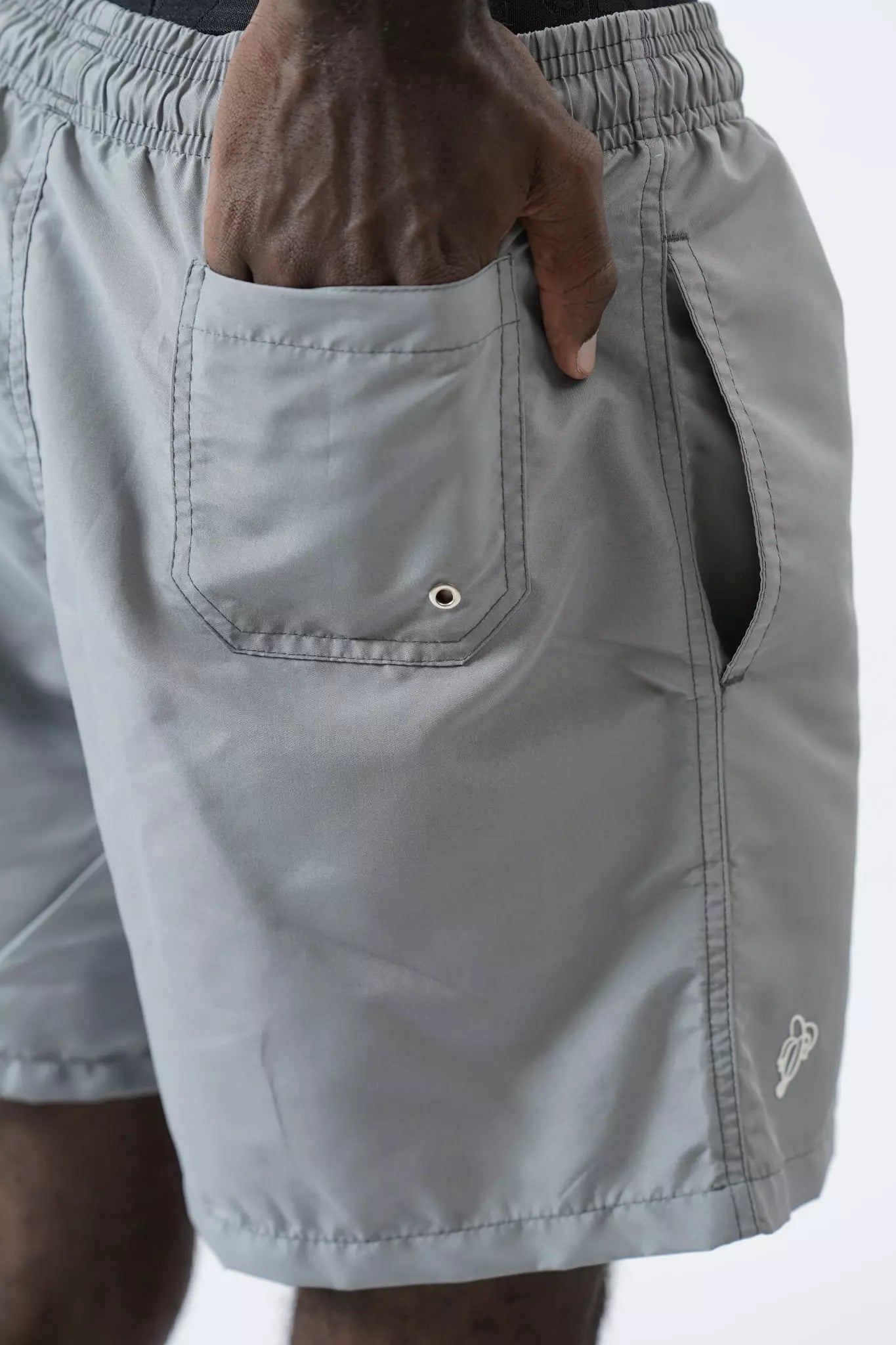 SHORT GRIS - PIXELCAMISETAS