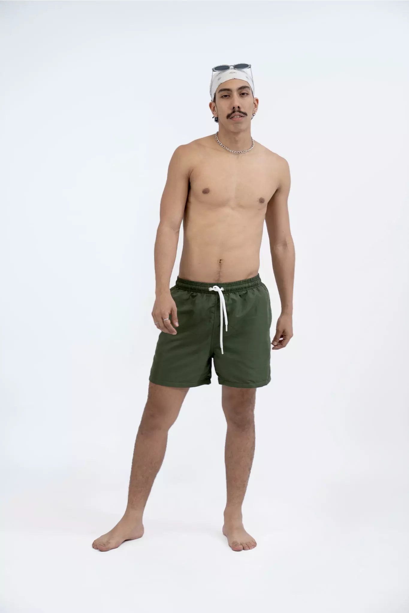 SHORT VERDE OLIVA - PIXELCAMISETAS