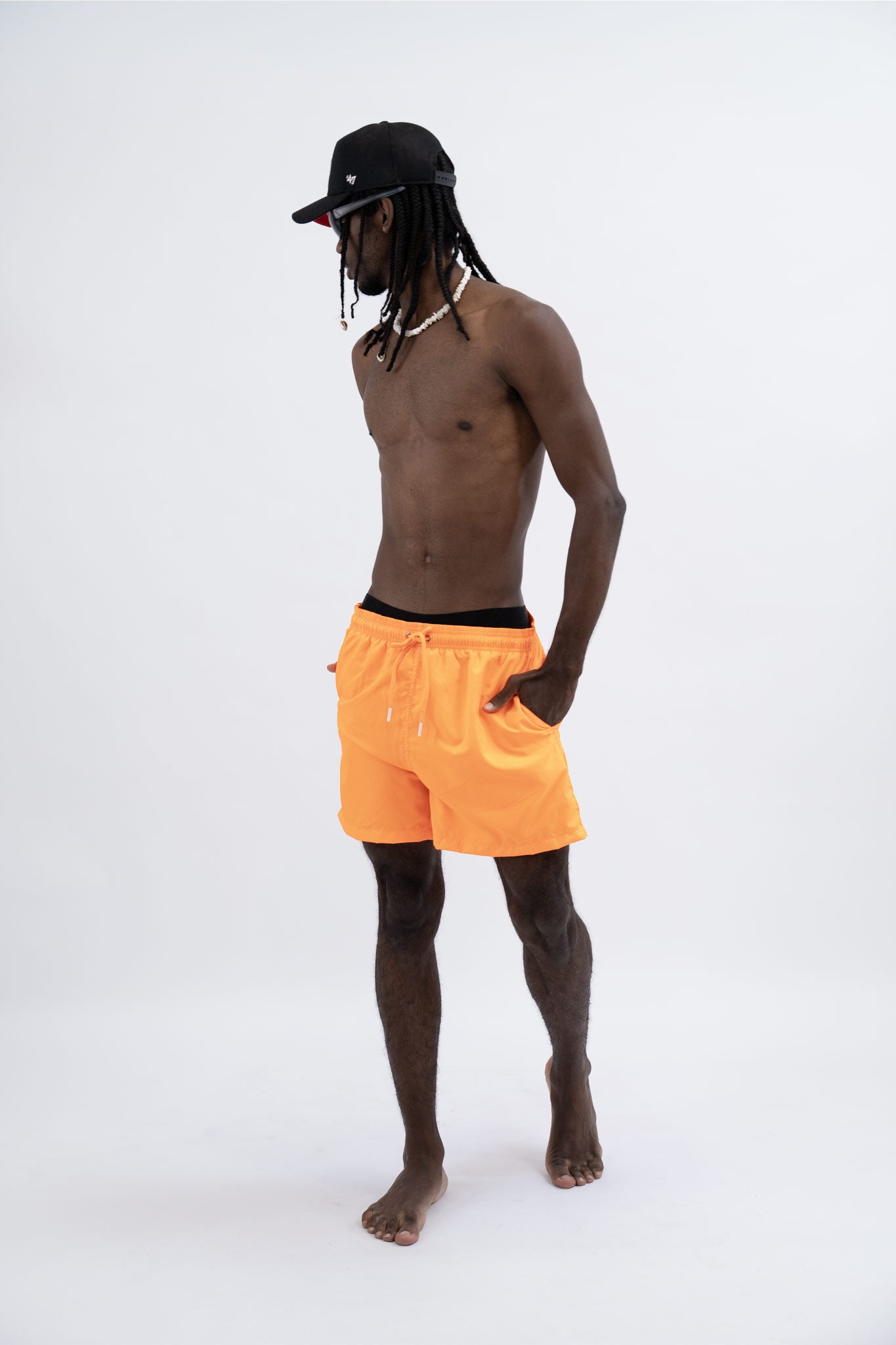 SHORT NARANJA NEÓN - PIXELCAMISETAS