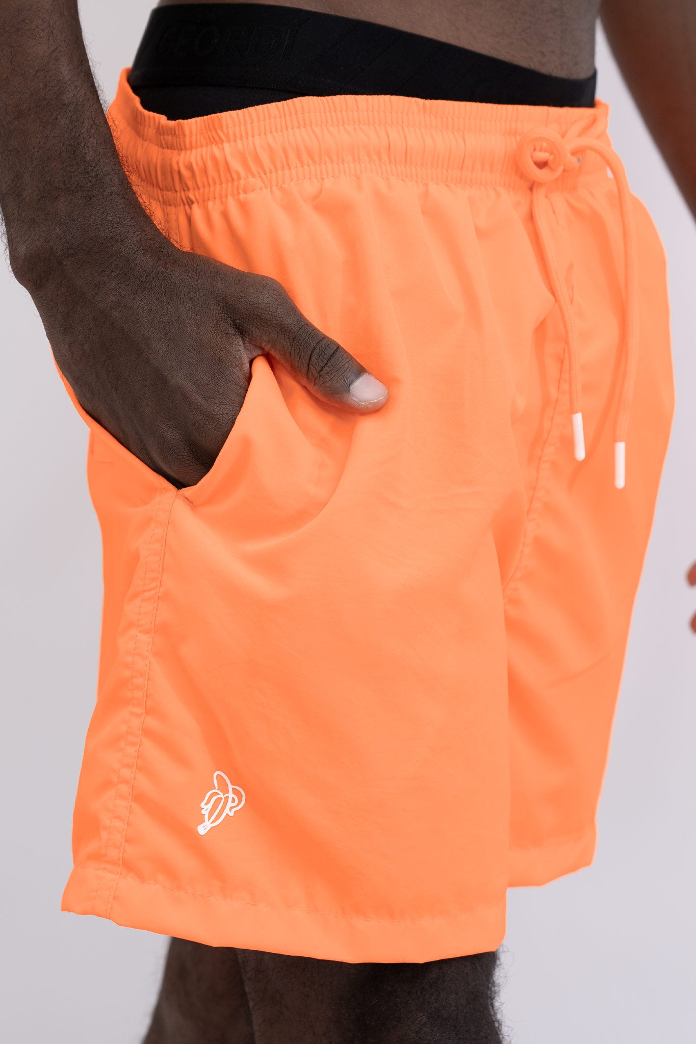 SHORT NARANJA NEÓN - PIXELCAMISETAS