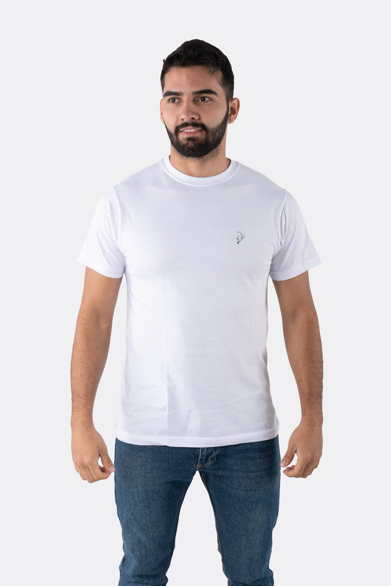 T-SHIRT PREMIUM BLANCA BÁSICA - PIXELCAMISETAS