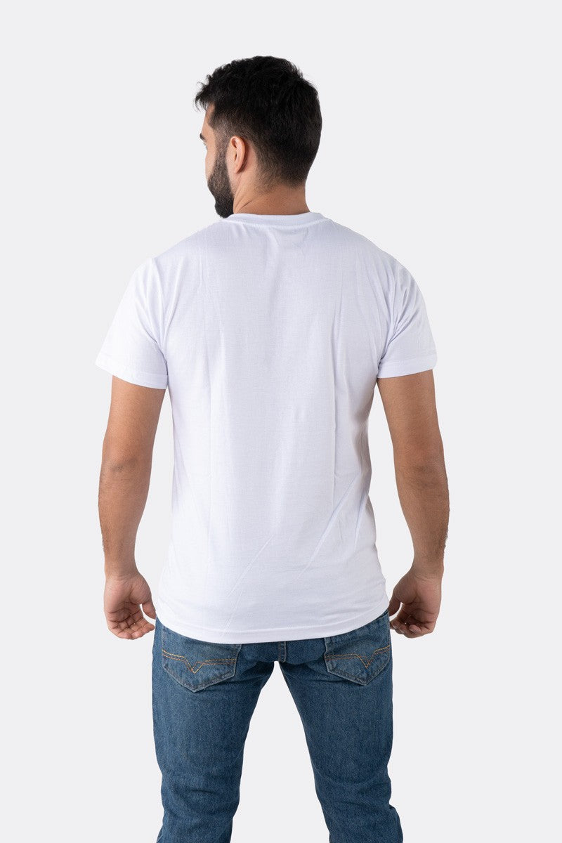 T-SHIRT PREMIUM BLANCA BÁSICA - PIXELCAMISETAS