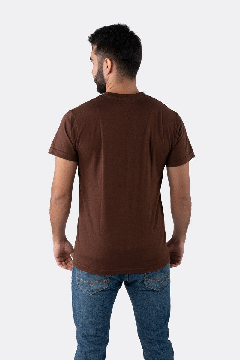 T-SHIRT PREMIUM CHOCOLATE BÁSICA - PIXELCAMISETAS