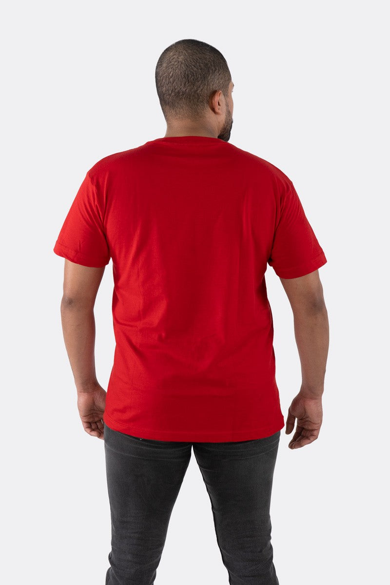 T-SHIRT PREMIUM ROJA BÁSICA - PIXELCAMISETAS