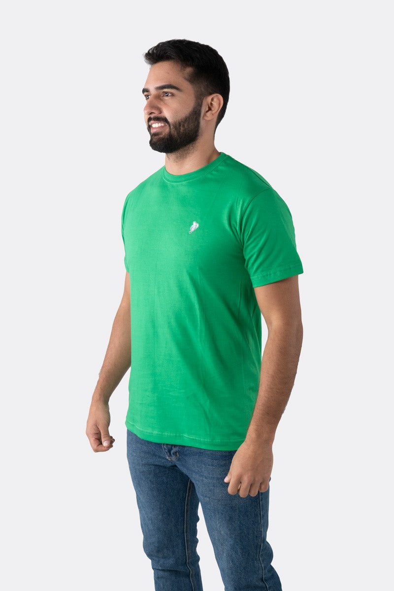T-SHIRT PREMIUM VERDE BENETTON BÁSICA - PIXELCAMISETAS