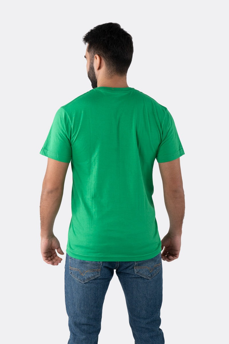 T-SHIRT PREMIUM VERDE BENETTON BÁSICA - PIXELCAMISETAS
