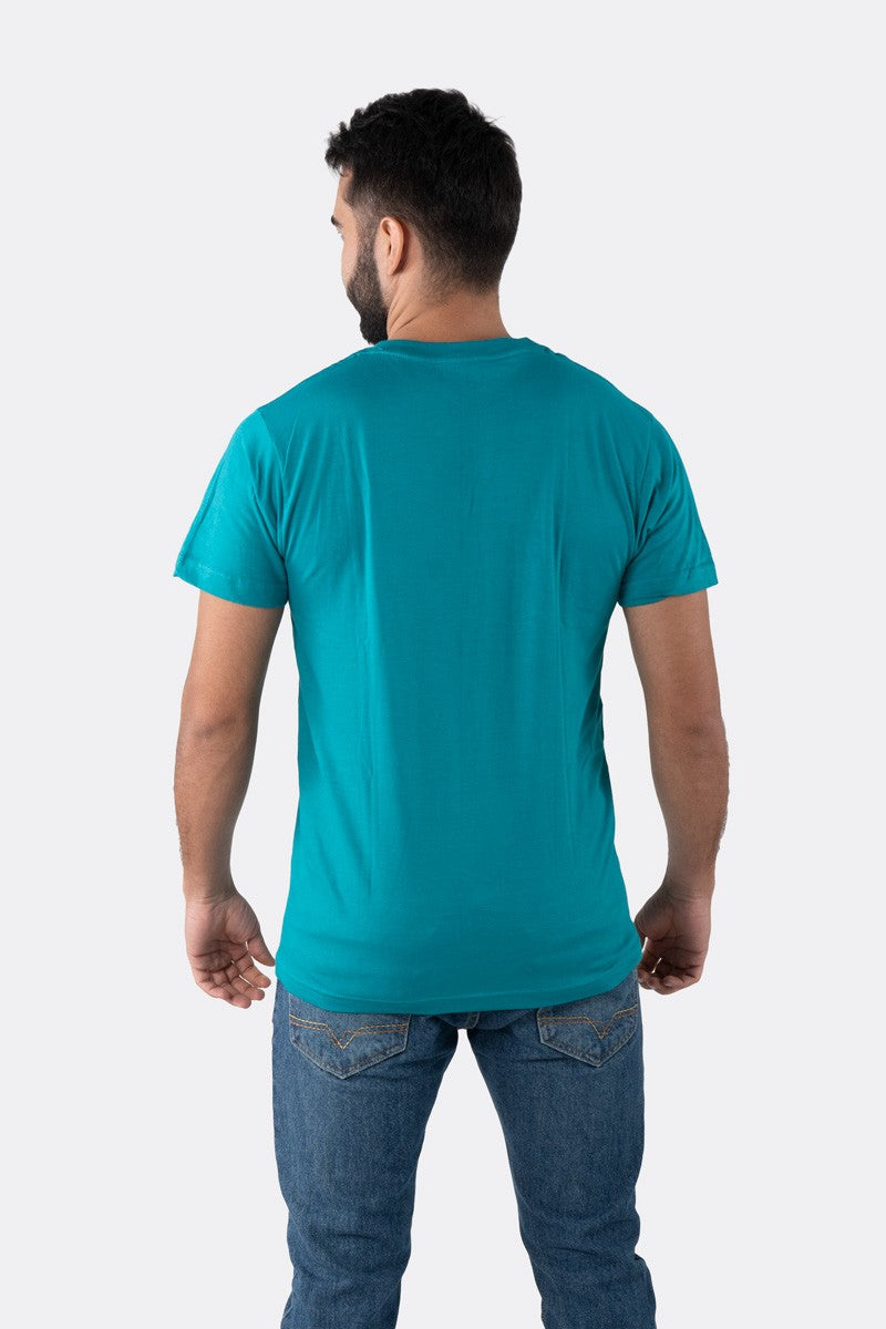 T-SHIRT PREMIUM VERDE ESMERALDA BÁSICA - PIXELCAMISETAS