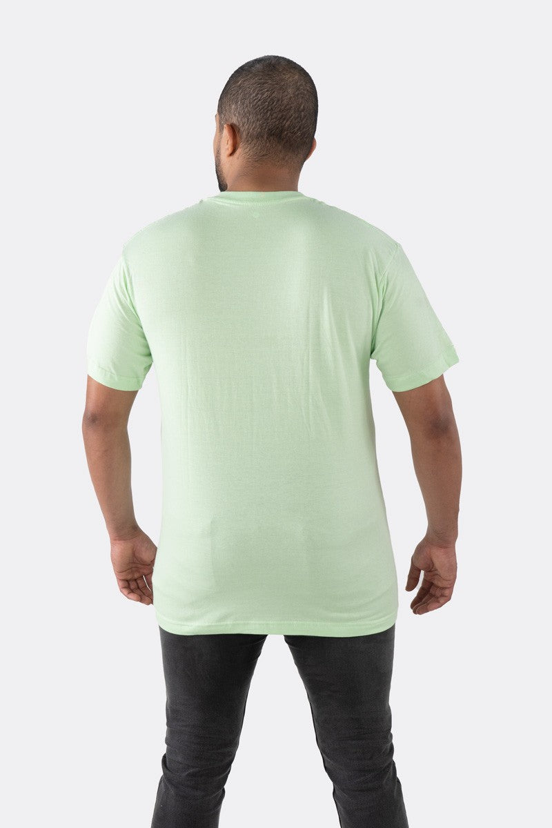 T-SHIRT PREMIUM VERDE PRIMAVERA BÁSICA - PIXELCAMISETAS