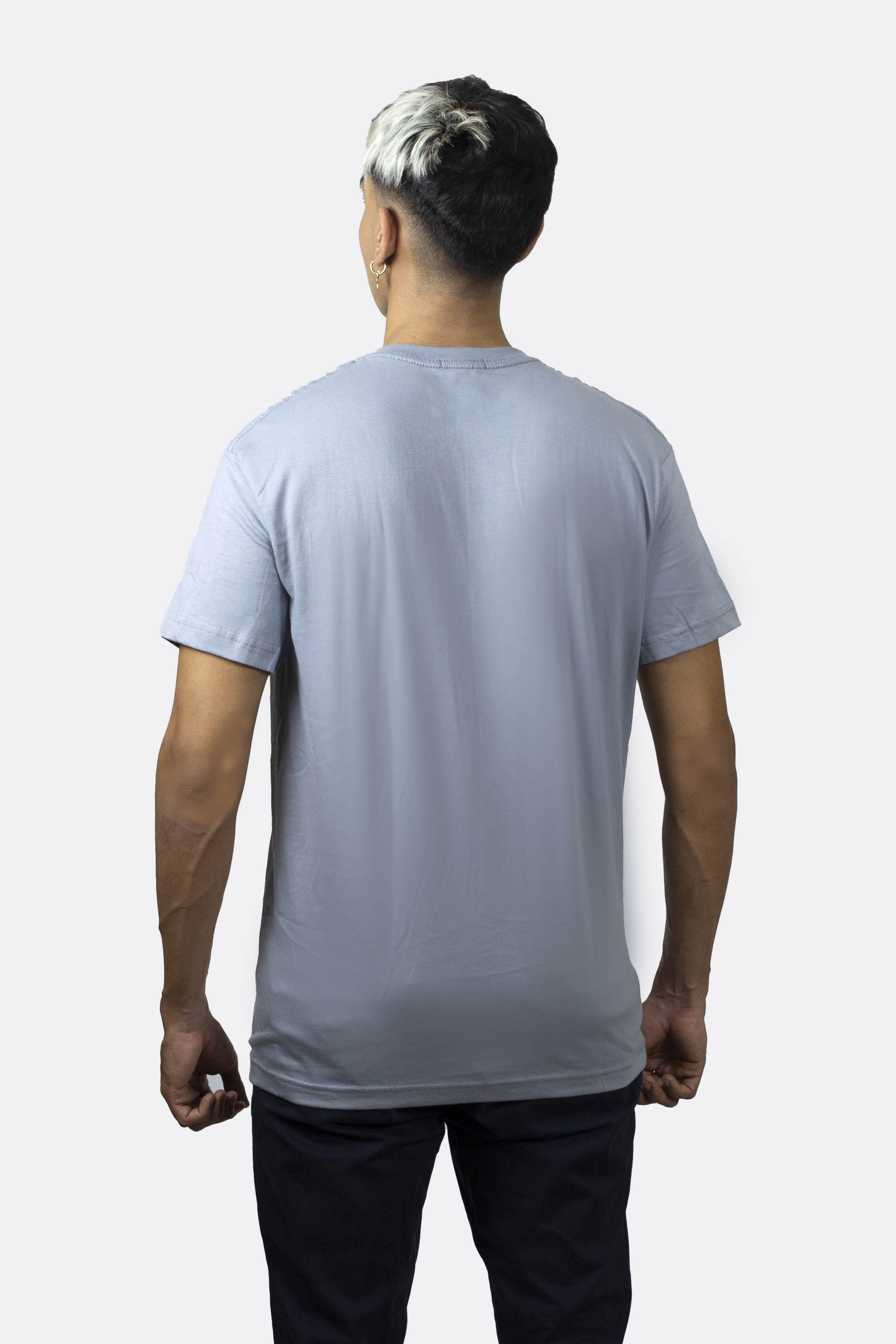 T-SHIRT PREMIUM GRIS PLATA BÁSICA - PIXELCAMISETAS