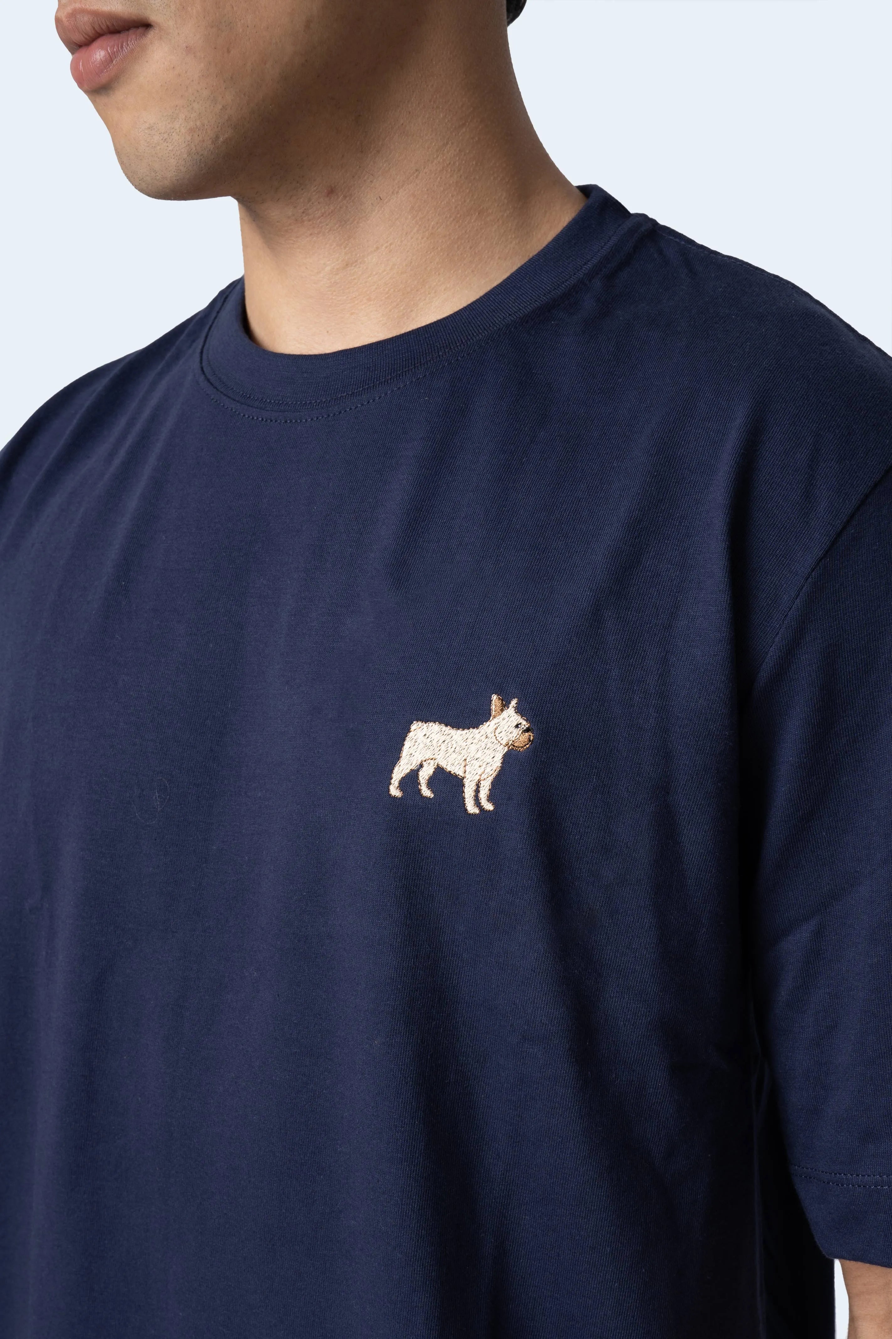 CAMISETA ALTO GRAMAJE MINIPETS BULLDOG FRANCÉS - PIXELCAMISETAS