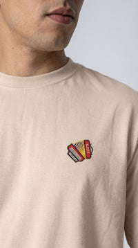 CAMISETA PREMIUM MINIPRINT ACORDEÓN - PIXELCAMISETAS