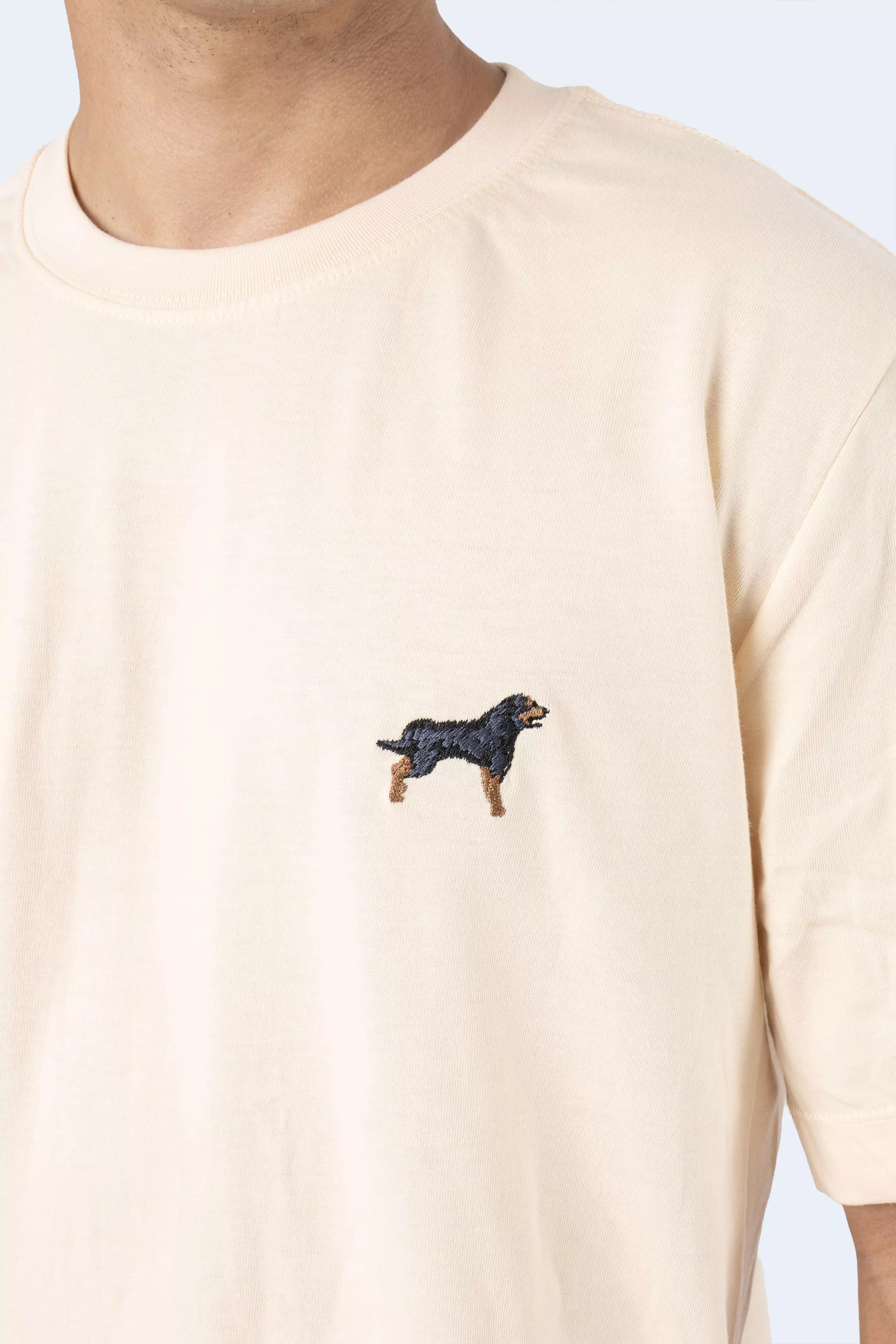 CAMISETA ALTO GRAMAJE MINIPETS ROTTWEILER - PIXELCAMISETAS