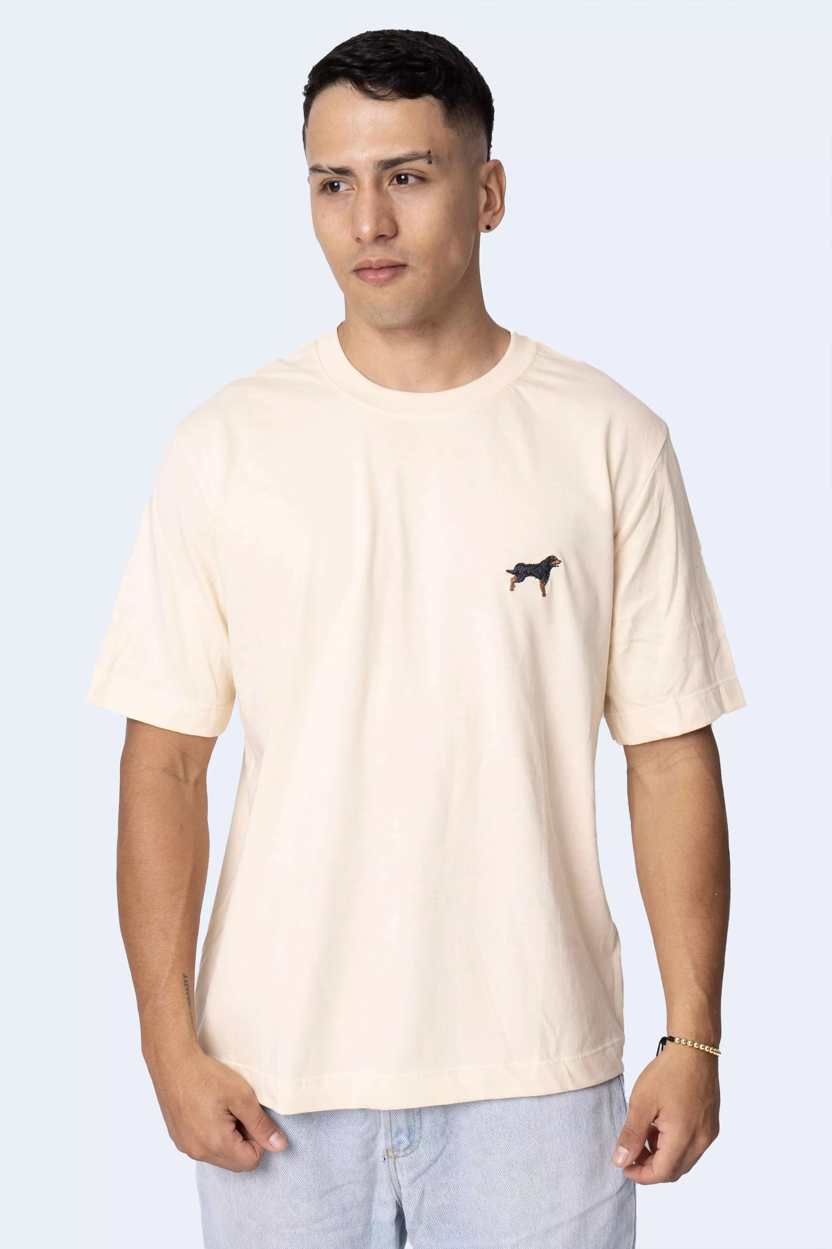 CAMISETA ALTO GRAMAJE MINIPETS ROTTWEILER - PIXELCAMISETAS