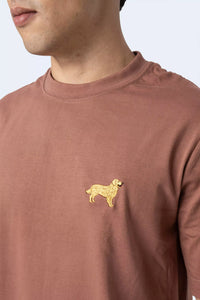 CAMISETA ALTO GRAMAJE MINIPETS GOLDEN RETRIEVER - PIXELCAMISETAS