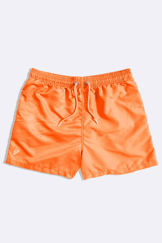 SHORT DE BAÑO NARANJA NEÓN