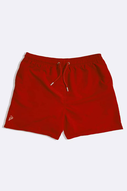 SHORT DE BAÑO ROJO