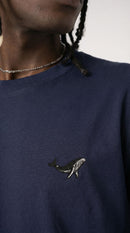 CAMISETA PREMIUM MINIPRINT BALLENA - PIXELCAMISETAS