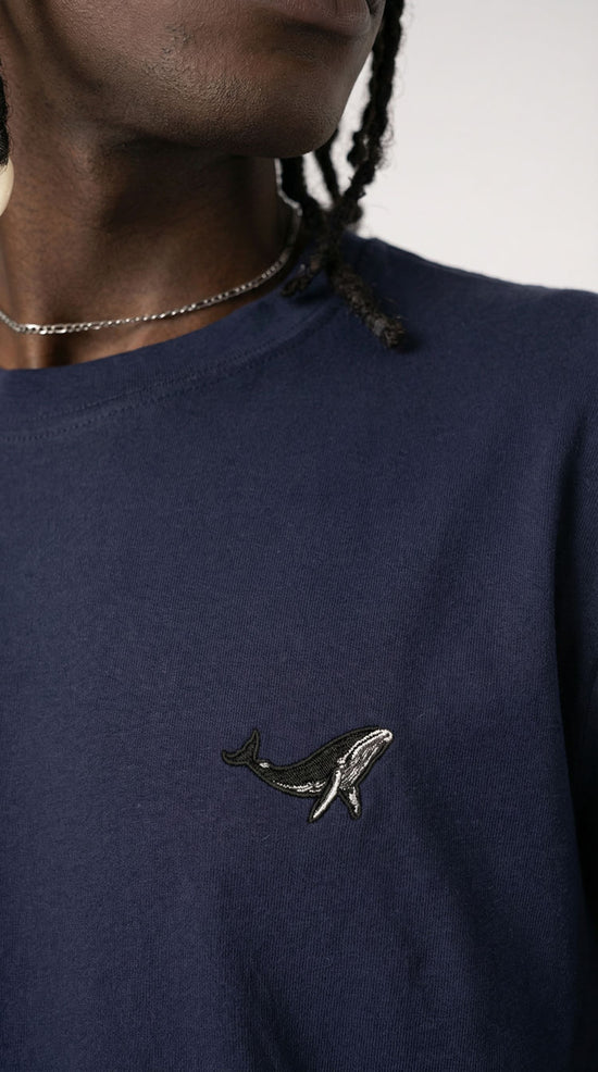 CAMISETA PREMIUM MINIPRINT BALLENA