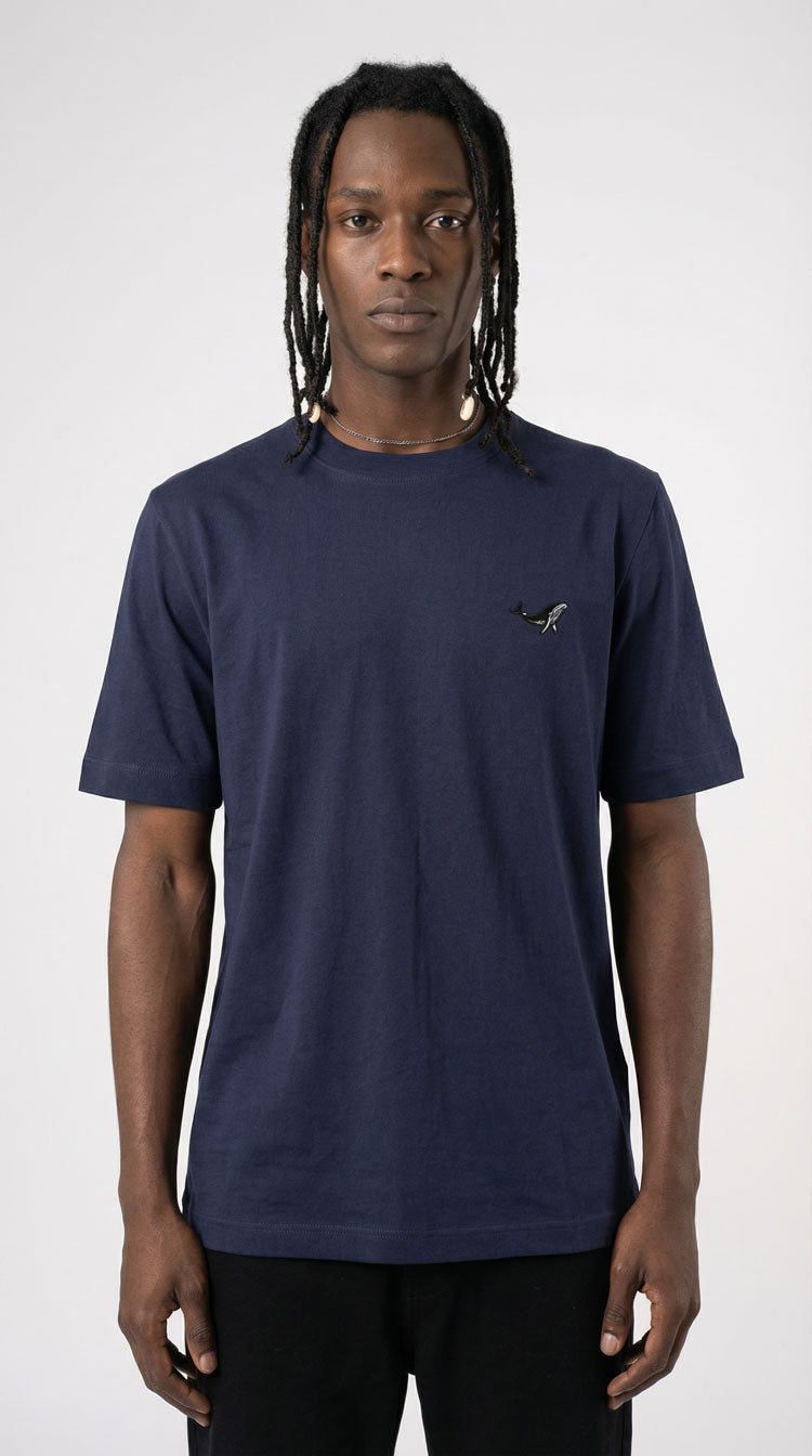 CAMISETA PREMIUM MINIPRINT BALLENA - PIXELCAMISETAS