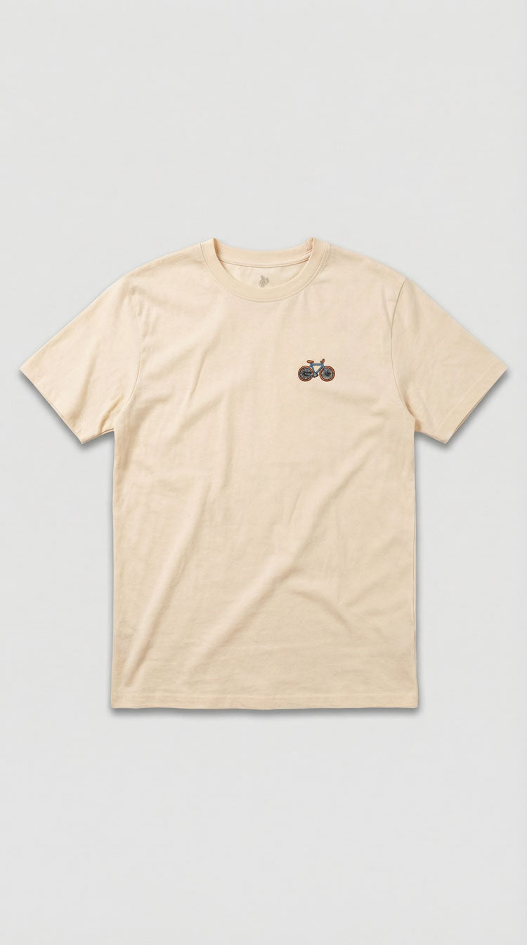 CAMISETA PREMIUM MINIPRINT BICICLETA - PIXELCAMISETAS