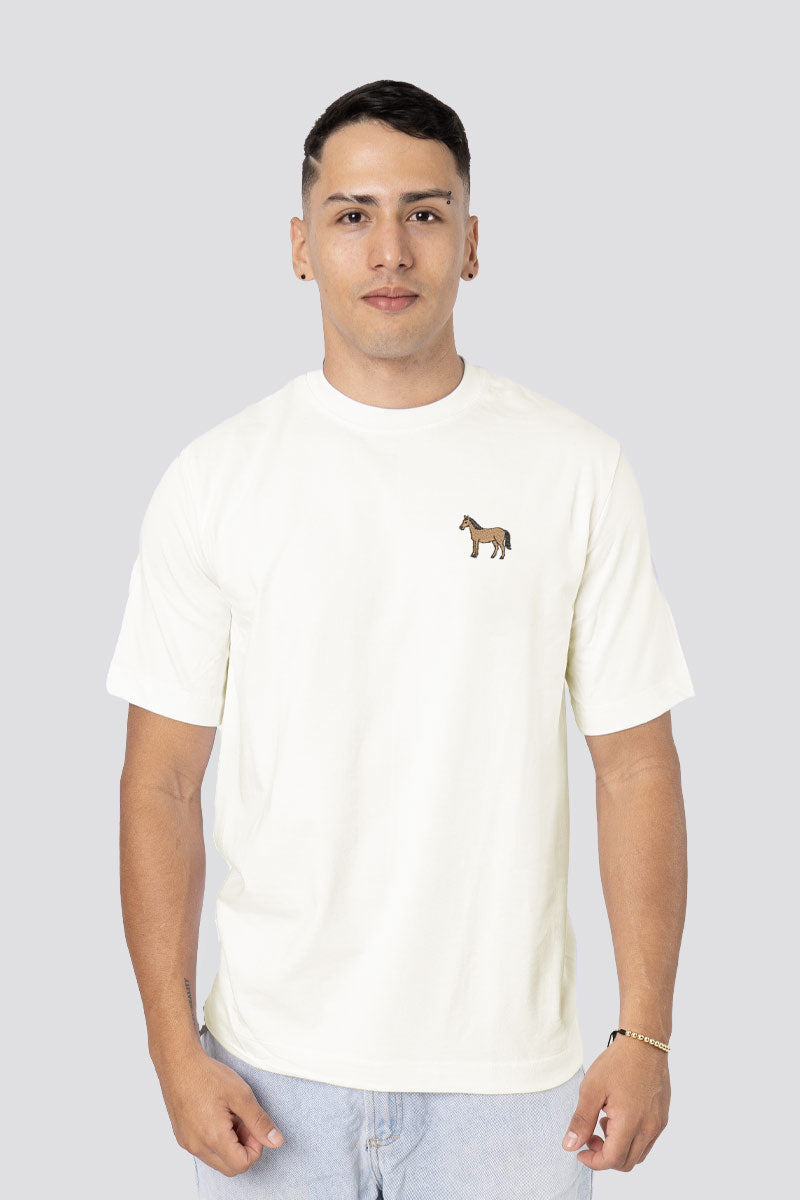 CAMISETA PREMIUM MINIPRINT CABALLO