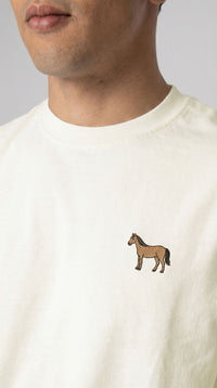 CAMISETA PREMIUM MINIPRINT CABALLO - PIXELCAMISETAS