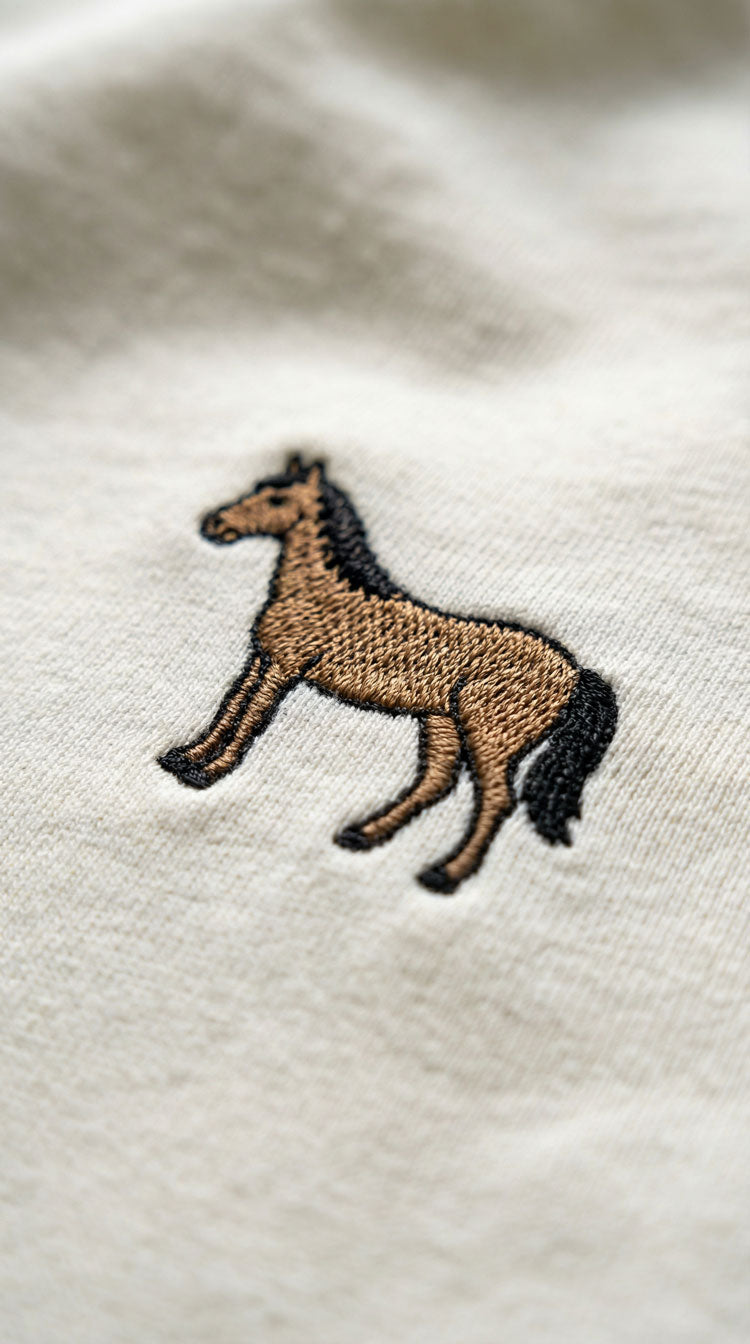 CAMISETA PREMIUM MINIPRINT CABALLO - PIXELCAMISETAS