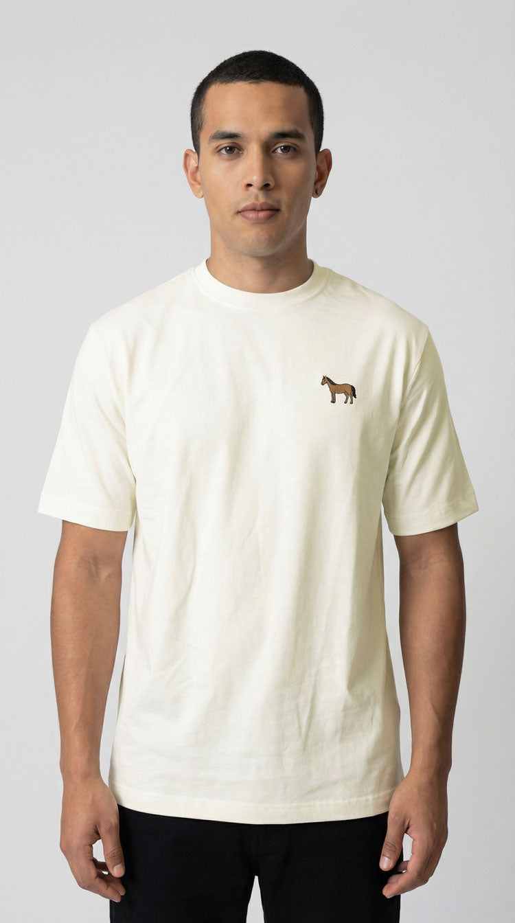 CAMISETA PREMIUM MINIPRINT CABALLO - PIXELCAMISETAS