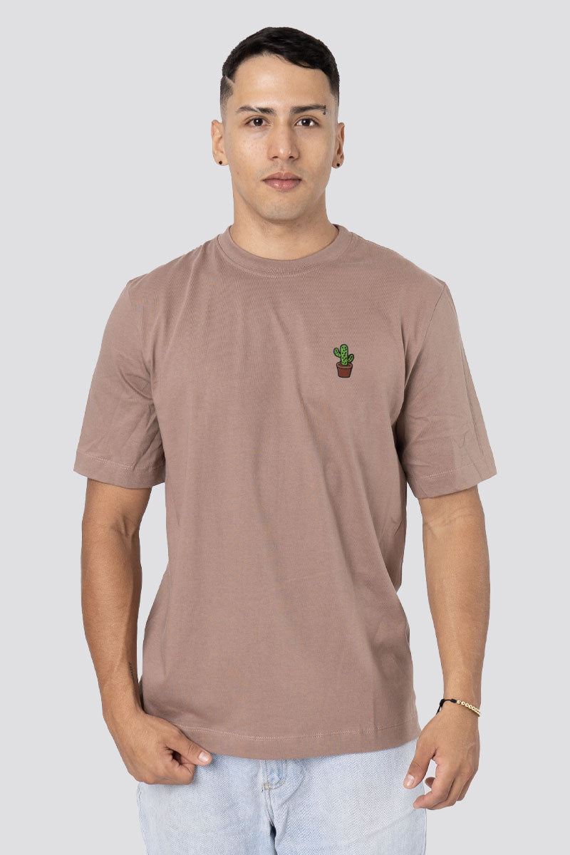 CAMISETA ALTO GRAMAJE CACTUS MINIPRINT
