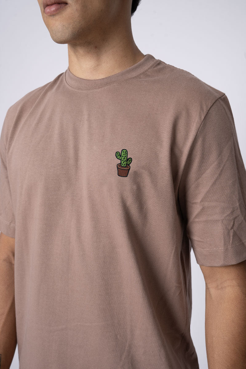 CAMISETA ALTO GRAMAJE CACTUS MINIPRINT