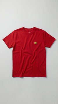 CAMISETA PREMIUM MINIPRINT CARITA FELIZ - PIXELCAMISETAS
