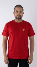 CAMISETA PREMIUM MINIPRINT CARITA FELIZ - PIXELCAMISETAS