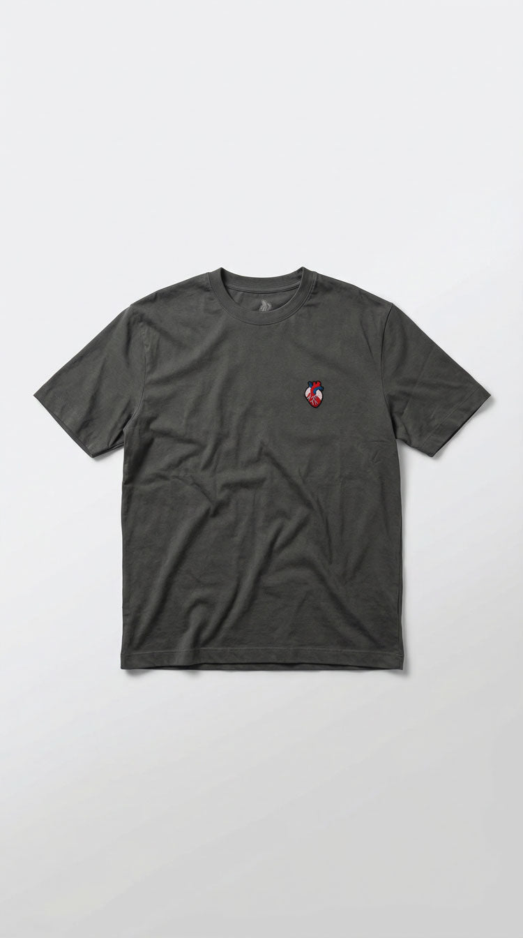 CAMISETA PREMIUM MINIPRINT CORAZÓN - PIXELCAMISETAS