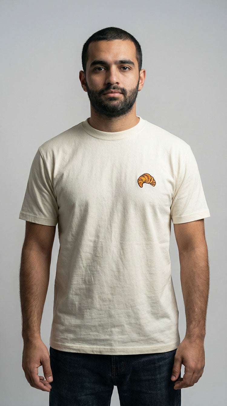 CAMISETA PREMIUM MINIPRINT CROISSANT - PIXELCAMISETAS