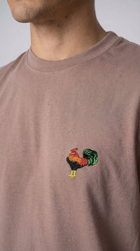 CAMISETA PREMIUM MINIPRINT GALLO - PIXELCAMISETAS