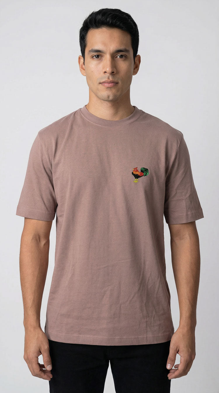 CAMISETA PREMIUM MINIPRINT GALLO - PIXELCAMISETAS