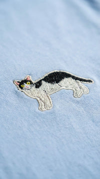 CAMISETA PREMIUM MINIPRINT GATO - PIXELCAMISETAS