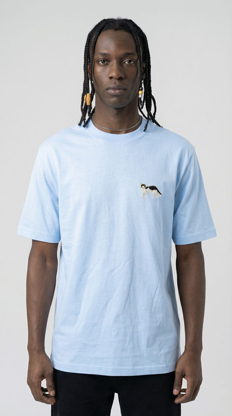 CAMISETA PREMIUM MINIPRINT GATO - PIXELCAMISETAS