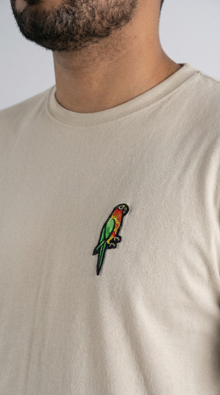 CAMISETA PREMIUM MINIPRINT LORO - PIXELCAMISETAS