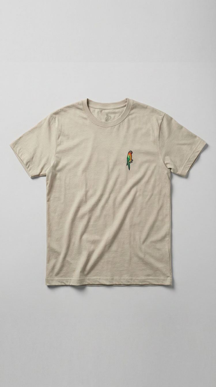 CAMISETA PREMIUM MINIPRINT LORO - PIXELCAMISETAS