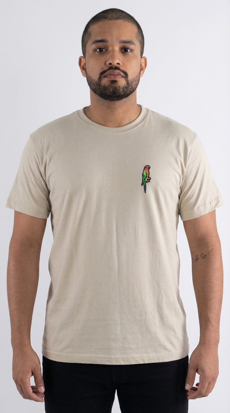 CAMISETA PREMIUM MINIPRINT LORO - PIXELCAMISETAS