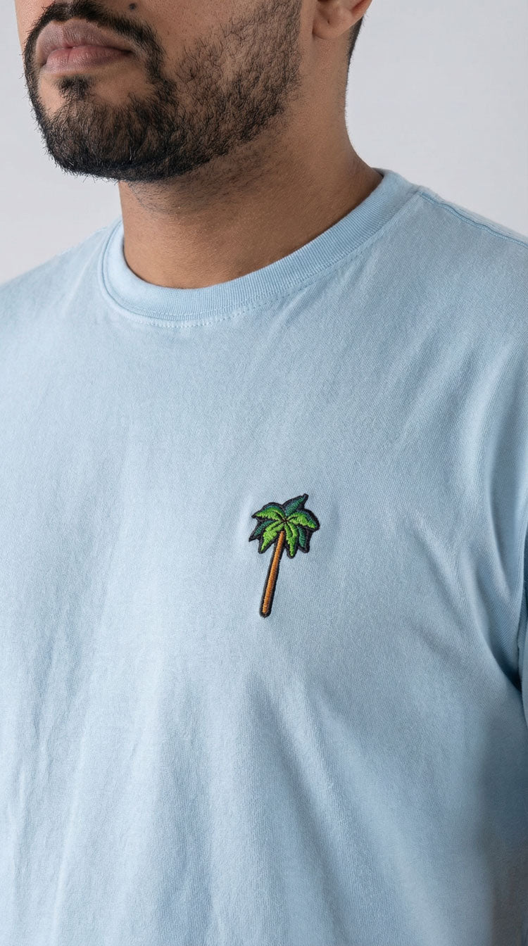 CAMISETA PREMIUM MINIPRINT PALMITA - PIXELCAMISETAS