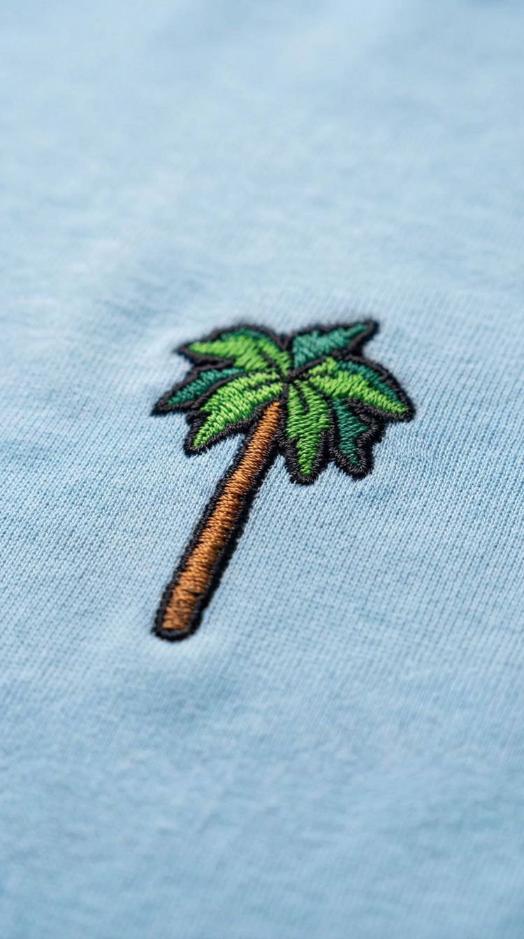 CAMISETA PREMIUM MINIPRINT PALMITA - PIXELCAMISETAS
