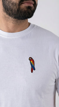 CAMISETA PREMIUM MINIPRINT PAPAGAYO - PIXELCAMISETAS