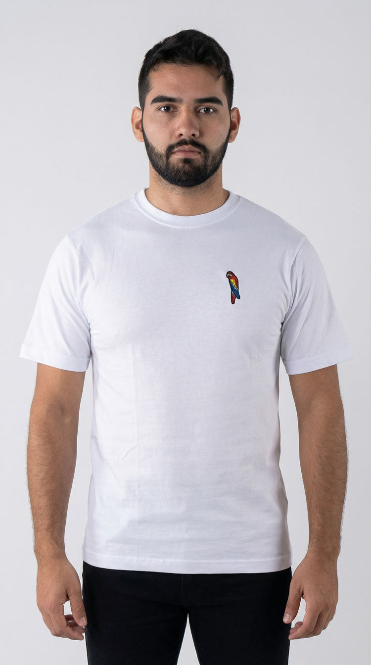 CAMISETA PREMIUM MINIPRINT PAPAGAYO - PIXELCAMISETAS