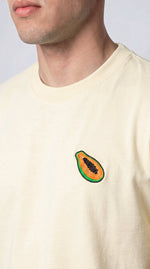 CAMISETA PREMIUM MINIPRINT PAPAYA
