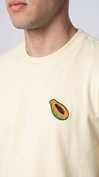 CAMISETA PREMIUM MINIPRINT PAPAYA