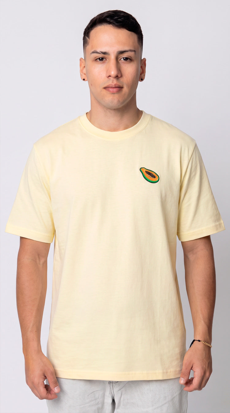 CAMISETA PREMIUM MINIPRINT PAPAYA